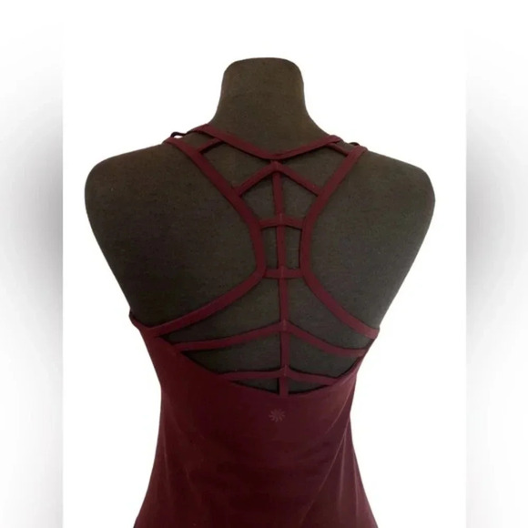 Athleta Athletic burgundy tank top Size XXS - Picture 2 of 6